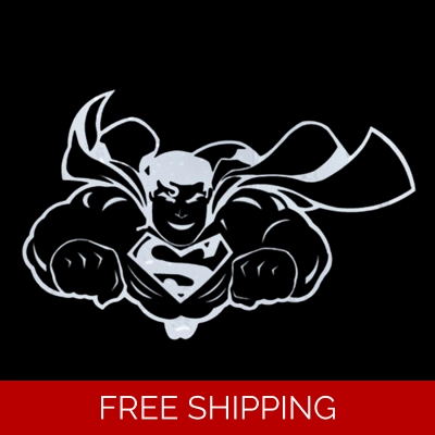 Flying Superman Die Cut Vinyl Decal sticker Flying Superman Die Cut Vinyl Decal sticker